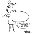 dessin de Catherine Beaunez, r&eacute;f. 0021-0365
