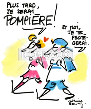 dessin de Catherine Beaunez, réf. 0021-0381