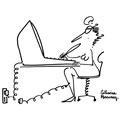 dessin de Catherine Beaunez, r&eacute;f. 0021-0414