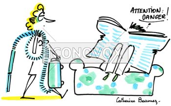 dessin de Catherine Beaunez, réf. 0021-0457