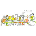 dessin de Catherine Beaunez, r&eacute;f. 0021-0566