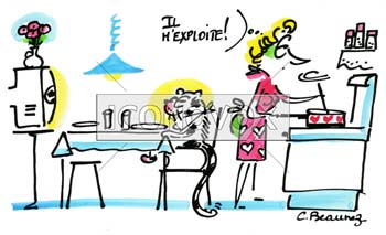 dessin de Catherine Beaunez, réf. 0021-0735