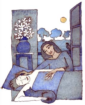 dessin de Christine Lesueur, réf. 0054-0001