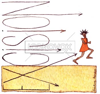 dessin de Christine Lesueur, réf. 0054-0025