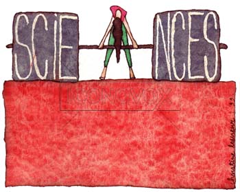 dessin de Christine Lesueur, réf. 0054-0031