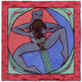 Verseau, dessin de Christine Lesueur, r&eacute;f. 0054-0130