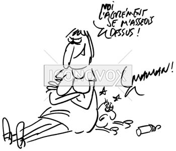 dessin de Faujour, réf. 0019-1954