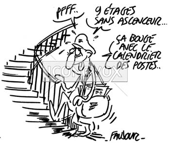 dessin de Faujour, réf. 0019-1960