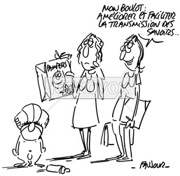 dessin de Faujour, réf. 0019-1964