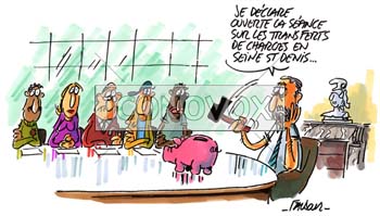 dessin de Faujour, réf. 0019-2006