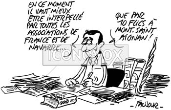 dessin de Faujour, réf. 0019-3070