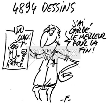 dessin de Faujour, réf. 0019-6197