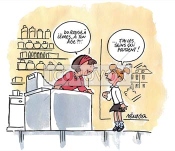 dessin de Fran&ccedil;oise M&eacute;nager, r&eacute;f. 0053-0052