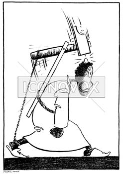 Travail forcé, dessin de Gaüzère, réf. 0001-0040