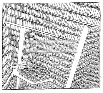 Informatique à l'école, dessin de Gaüzère, réf. 0001-0200