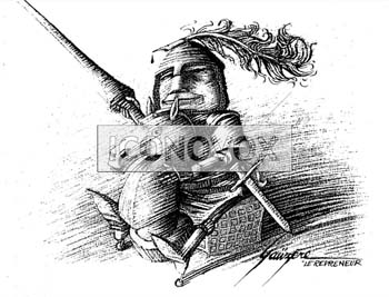 Le repreneur, dessin de Gaüzère, réf. 0001-0491