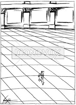 Justice, dessin de Gaüzère, réf. 0001-0575