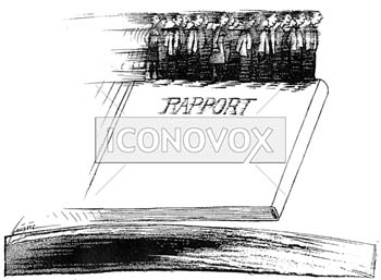 Rapport annuel, dessin de Gaüzère, réf. 0001-0692