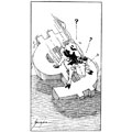 dessin de Ga&uuml;z&egrave;re, r&eacute;f. 0001-0732