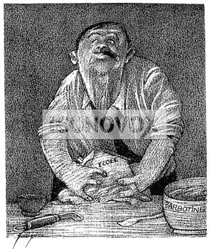 Ecole: ouverture sur l'entreprise, dessin de Gaüzère, réf. 0001-0738