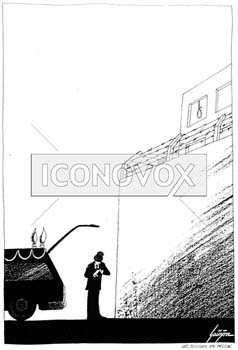 Suicide en prison, dessin de Gaüzère, réf. 0001-0795