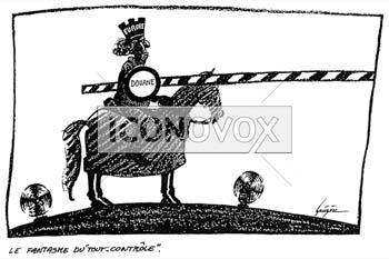 Le fantasme du tout contrôle, dessin de Gaüzère, réf. 0001-0844