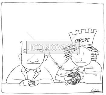 Construction européenne 4, dessin de Gaüzère, réf. 0001-0850