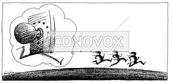 Les eurosceptiques, dessin de Gaüzère, réf. 0001-0861