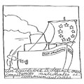 Comp&eacute;tence nationale/comp&eacute;tence communautaire, dessin de Ga&uuml;z&egrave;re, r&eacute;f. 0001-0872