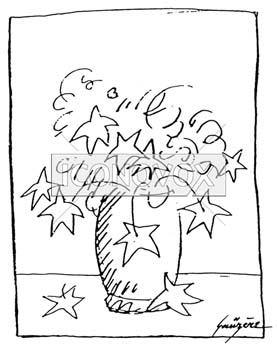 Le danger des critères économiques européens, dessin de Gaüzère, réf. 0001-0875