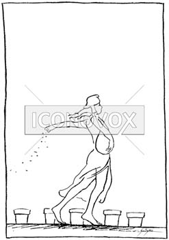 Vote du budget, dessin de Gaüzère, réf. 0001-1022