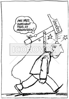 Le contribuable, dessin de Gaüzère, réf. 0001-1092