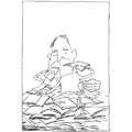 Imp&ocirc;ts directs et indirects, dessin de Ga&uuml;z&egrave;re, r&eacute;f. 0001-1095