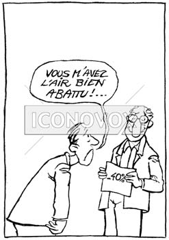 Abattement fiscal, dessin de Gaüzère, réf. 0001-1096