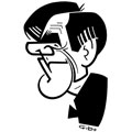 François Fillon, caricature de Gibo, réf. 0047-0003