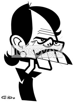 Condoleezza Rice, caricature de Gibo, réf. 0047-0013