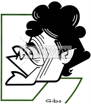 Jean-Louis Borloo, caricature de Gibo, réf. 0047-0015