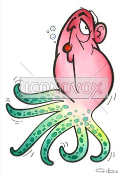 Édouard Balladur, caricature de Gibo, réf. 0047-0025