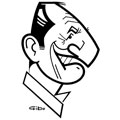 Arthur, caricature de Gibo, r&eacute;f. 0047-0082