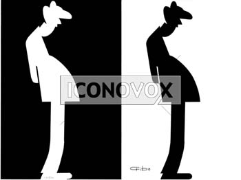 Charles de Gaulle, caricature de Gibo, réf. 0047-0105