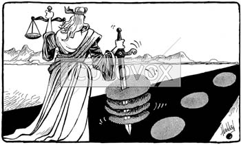 L'enquête avance sur l'assassinat de Rafik Hariri, dessin de Haddad, réf. 0018-0013