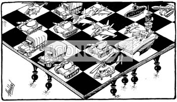 Echec à l'armée américaine?, dessin de Haddad, réf. 0018-0024