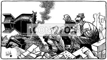 Feuilleton américain, dessin de Haddad, réf. 0018-0035