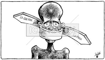 La guerre du Darfour, dessin de Haddad, r&eacute;f. 0018-0043