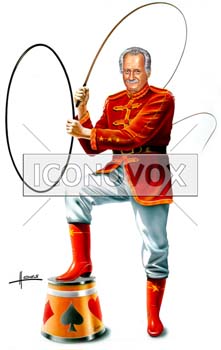 Pierre Bellemare, caricature de Hours, réf. 0048-0039