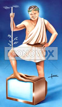 Jacques Martin, caricature de Hours, r&eacute;f. 0048-0041