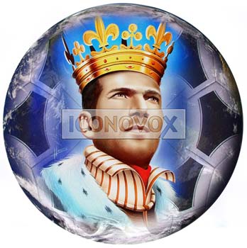Zinedine Zidane, caricature de Hours, réf. 0048-0070