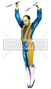 Laurent Fabius, caricature de Hours, r&eacute;f. 0048-0115