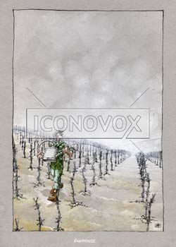 Émergence, dessin de Jy, réf. 0010-0011