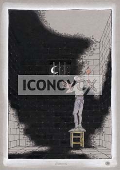 Évasion, dessin de Jy, réf. 0010-0015